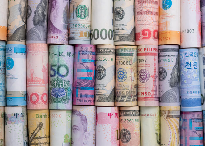 豊富な取扱い通貨31種類